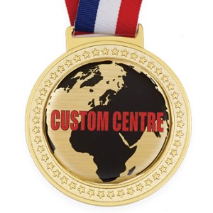 100MM OLYMPIC HEAVY CUSTOM VINYL DOMED MEDAL (6MM THICK) ****BEST SELLER****